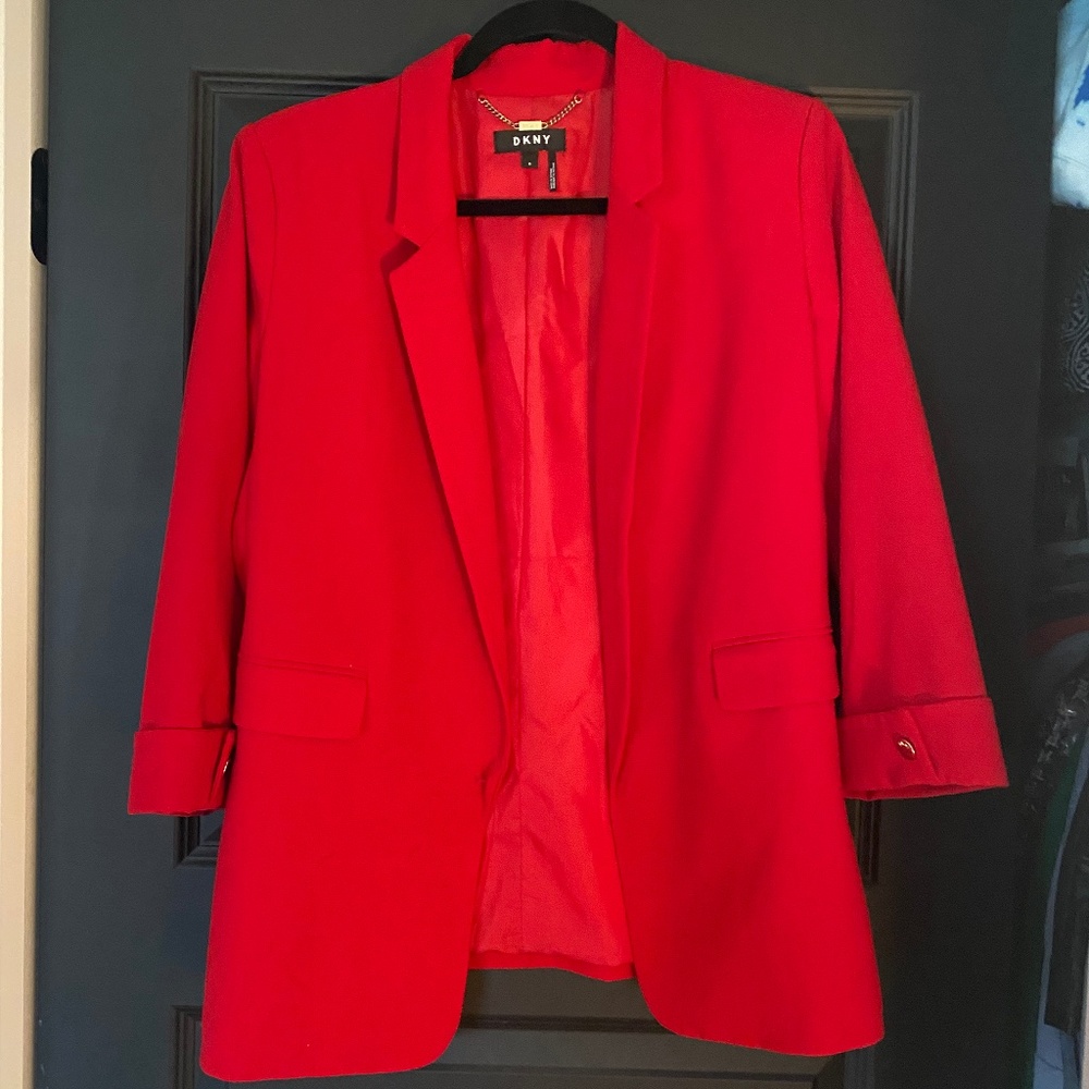 DKNY Red Blazer